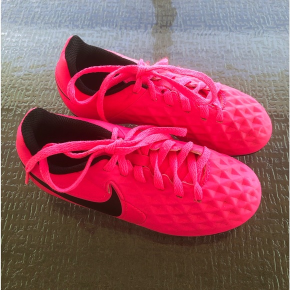 Nike Other - ⚽️Nike Tiempo Neon Pink Soccer Cleats 11c
